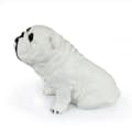 Miniatyrbild 6 av 11: Engelsk bulldog, Bulldog II - hundstatyett, sittande hund på skrivbordet, dekoration för en hundälskares vardagsrum av Art-Dog