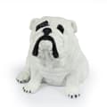Miniatyrbild 1 av 11: Engelsk bulldog, Bulldog II - hundstatyett, sittande hund på skrivbordet, dekoration för en hundälskares vardagsrum av Art-Dog