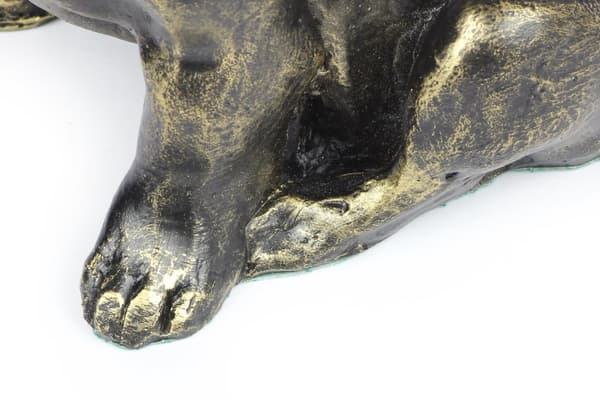 Fransk bulldog I - hundestatuette, siddende hund på skrivebordet, dekoration til stuen til en hundeelsker af Art-Dog