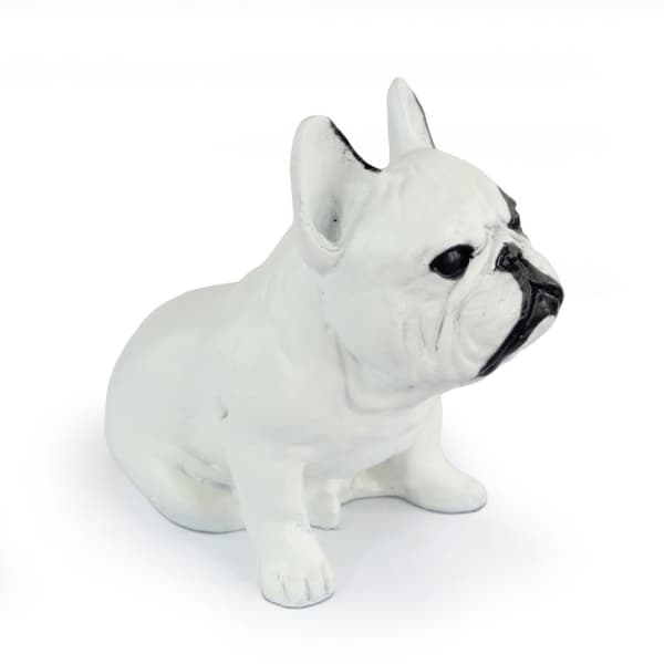 French Bulldog II - hundestatuette, siddende hund på skrivebordet, dekoration til stuen til en hundeelsker af Art-Dog