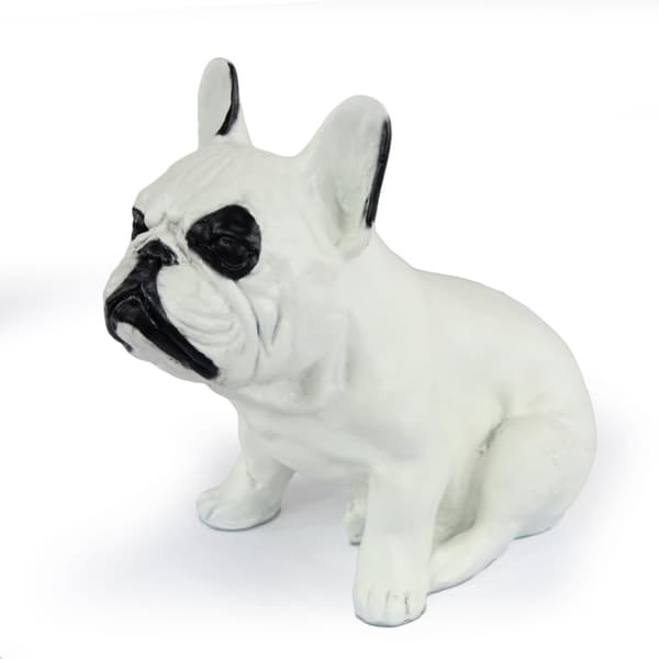 French Bulldog II - hundestatuette, siddende hund på skrivebordet, dekoration til stuen til en hundeelsker af Art-Dog