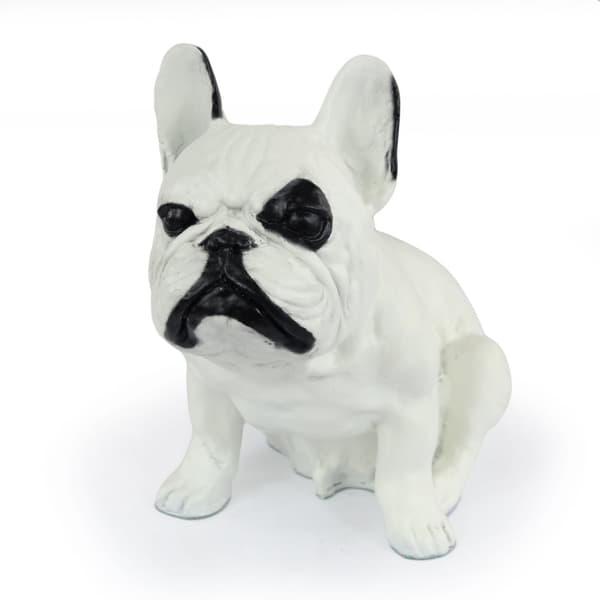 French Bulldog II - hundestatuette, siddende hund på skrivebordet, dekoration til stuen til en hundeelsker af Art-Dog