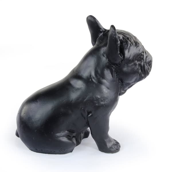 French Bulldog III - hundestatuette, siddende hund på skrivebordet, dekoration til stuen til en hundeelsker af Art-Dog