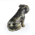 Miniatyrbild 6 av 11: Staffordshire Bull Terrier, Staffik, Staffi - hundstatyett, sittande hund på skrivbordet, dekoration för en hundälskares vardagsrum av Art-Dog