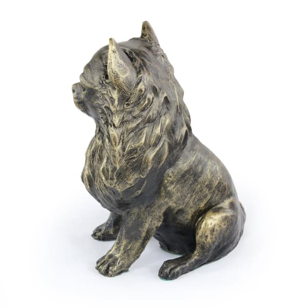 Korthåret Chihuahua - hundestatuette, siddende hund på skrivebordet, dekoration til stuen til en hundeelsker af Art-Dog