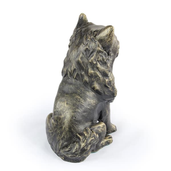 Korthåret Chihuahua - hundestatuette, siddende hund på skrivebordet, dekoration til stuen til en hundeelsker af Art-Dog