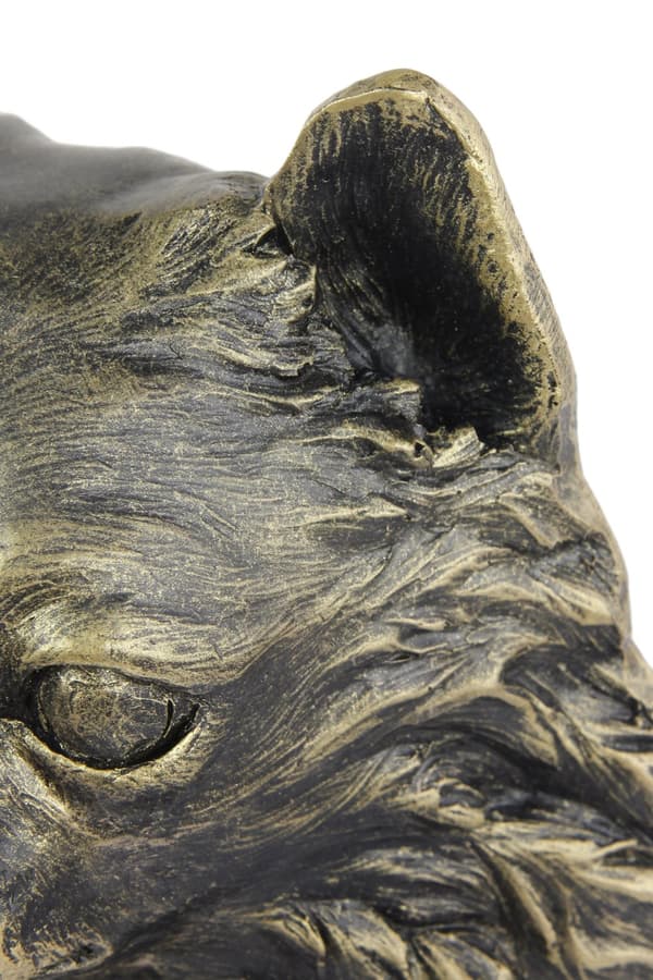 Korthåret Chihuahua - hundestatuette, siddende hund på skrivebordet, dekoration til stuen til en hundeelsker af Art-Dog