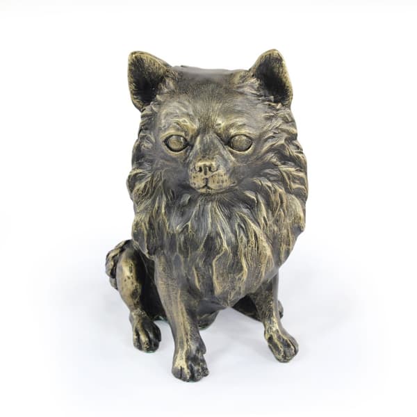 Korthåret Chihuahua - hundestatuette, siddende hund på skrivebordet, dekoration til stuen til en hundeelsker af Art-Dog