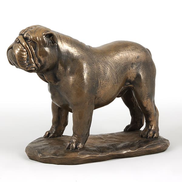 Bulldog - eksklusiv hundestatuette, luksuriøst interiørdesign, begrænset oplag af Art-Dog-figurer