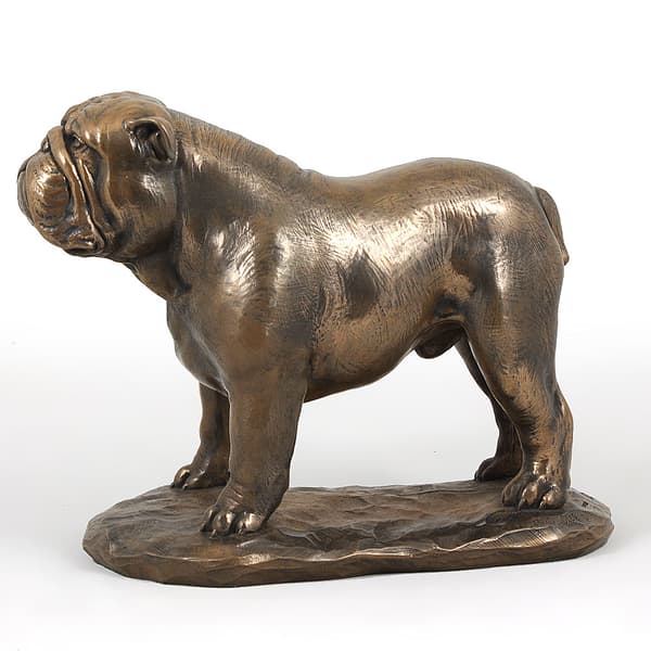 Bulldog - eksklusiv hundestatuette, luksuriøst interiørdesign, begrænset oplag af Art-Dog-figurer