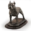 Pikkukuva 2 / 6: Amerikkalainen staffordshiren terrieri, Amstaff, Amstaf - eksklusiivinen koirapatsas, ylellinen sisustus, rajoitettu erä Art-Dog -hahmoja