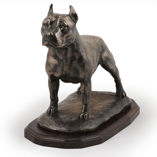 Amerikkalainen staffordshiren terrieri, Amstaff, Amstaf - eksklusiivinen koirapatsas, ylellinen sisustus, rajoitettu erä Art-Dog -hahmoja