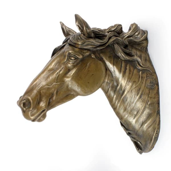 Frieserhest I - eksklusiv hestestatuette til væggen, luksuriøst interiørdesign, unik udgave af Art-Dog figurer