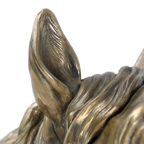 Frieserhest I - eksklusiv hestestatuette til væggen, luksuriøst interiørdesign, unik udgave af Art-Dog figurer