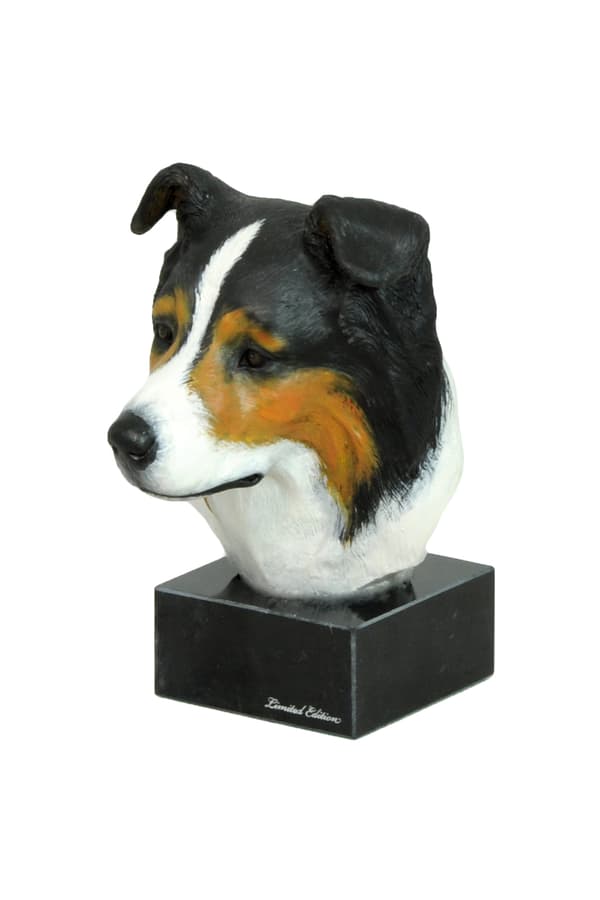 Border Collie - målad statyett, statystaty, gjord av en konstnär, Art-Dog varumärke