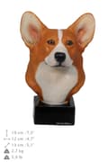 Miniatyrbild 4 av 4: Welsh Corgi - målad statyett, staty av staty, gjord av en konstnär, Art-Dog varumärke