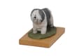 Miniatyrbild 3 av 4: Polish Lowland Sheepdog, PON - målad statyett, statystaty, gjord av en konstnär, Art-Dog varumärke