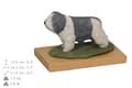 Miniatyrbild 4 av 4: Polish Lowland Sheepdog, PON - målad statyett, statystaty, gjord av en konstnär, Art-Dog varumärke