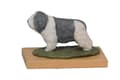 Miniatyrbild 2 av 4: Polish Lowland Sheepdog, PON - målad statyett, statystaty, gjord av en konstnär, Art-Dog varumärke