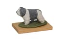 Miniatyrbild 1 av 4: Polish Lowland Sheepdog, PON - målad statyett, statystaty, gjord av en konstnär, Art-Dog varumärke
