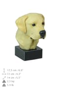 Miniatyrbild 3 av 3: Labrador Retriever I - målad statyett, statystaty, gjord av en konstnär, Art-Dog varumärke