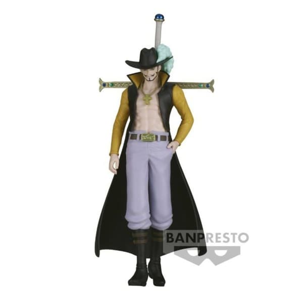 Figurin - BANPRESTO - Dracule Mihawk - 16 cm - Flerfärgad - Dekorativa föremål