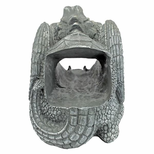 Staty - statyett - keramik Design toscano - QM7512104 - Gutter Draken Darian Flerfärgad 12,5 x 25,5 x 16,5 cm