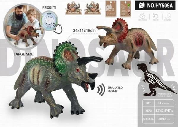 Staty - statuett Maksik - BEA7270 - Figur PROMO Dinosaurie med sin HY509A pris mix för 1 st