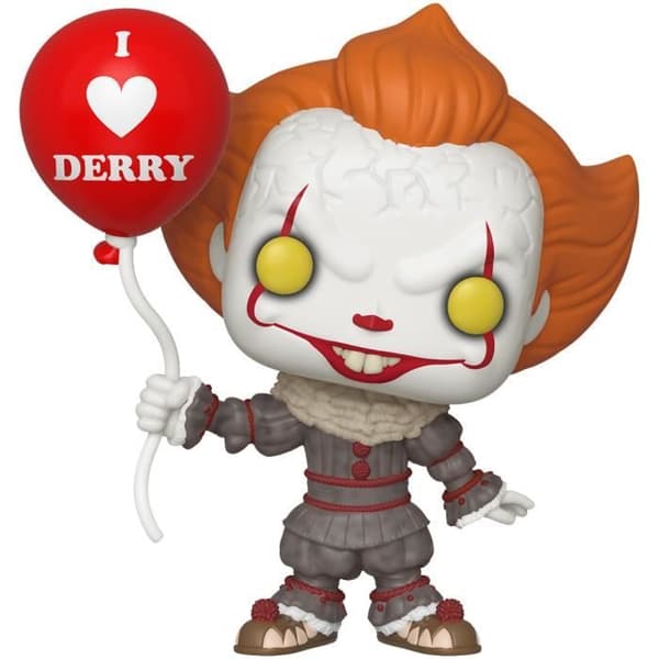 Samlarfigur - FUNKO - IT Kapitel 2 - Pennywise Med Ballong - Vinyl - One Size