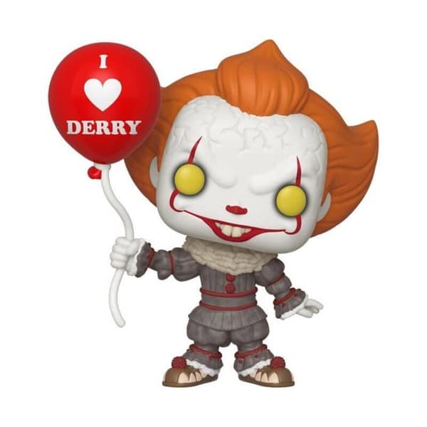 Samlarfigur - FUNKO - IT Kapitel 2 - Pennywise Med Ballong - Vinyl - One Size