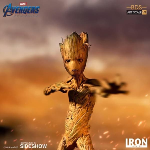 Figurin - Micromania - Avengers: Endgame - Stor 24 cm - Dekorativt föremål - Plast/Harts