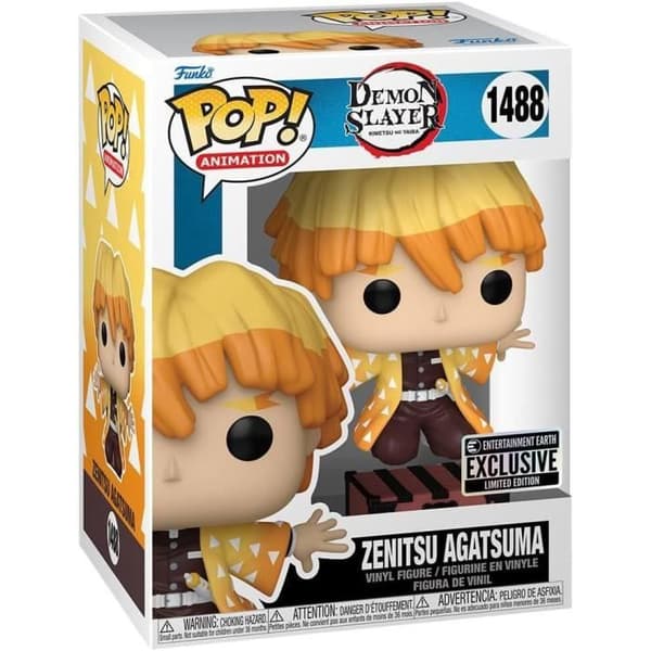 Figurine Funko Pop! - Funko - Zenitsu på Knä - PVC - 9 cm - Blandat