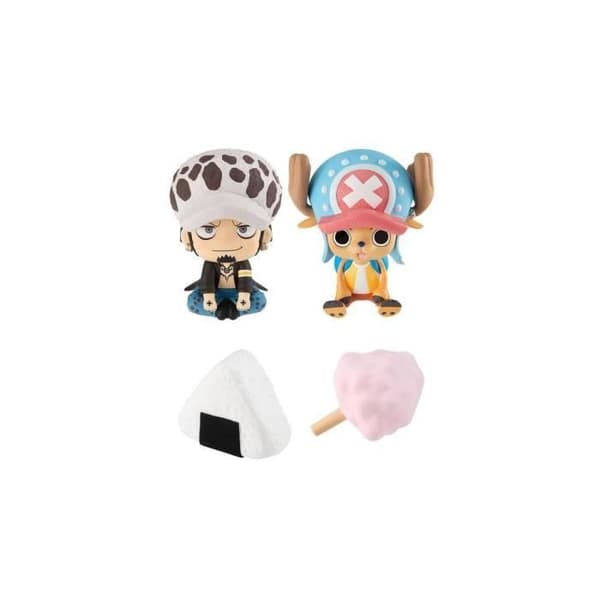 Statuett - MEGAHOUSE - One Piece - Trafalgar Law &amp; Tony Tony Chopper - 11 cm - Flerfärgad - Resin