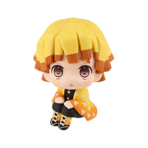 Statuett - MEGAHOUSE - Look Up Zenitsu Agatsuma - 10 cm - Plast - Resin - Gul