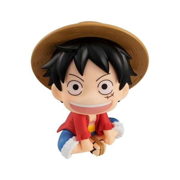 Statuett - MEGAHOUSE - One Piece - Look Up Monkey D. Luffy - Noir - 11 cm