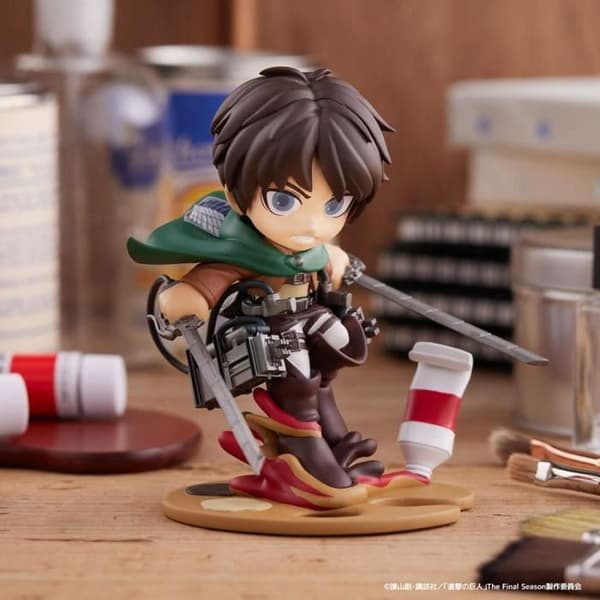 Statuett PVC Attack on Titan Eren Yeager 11 cm - BUSHIROAD