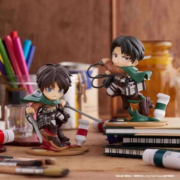 Statuett PVC Attack on Titan Eren Yeager 11 cm - BUSHIROAD