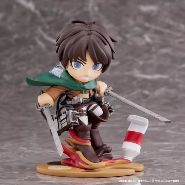 Statuett PVC Attack on Titan Eren Yeager 11 cm - BUSHIROAD