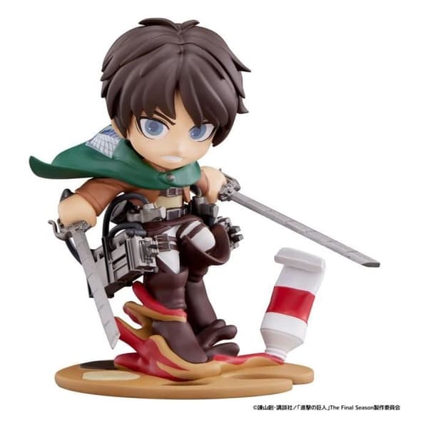 Statuett PVC Attack on Titan Eren Yeager 11 cm - BUSHIROAD