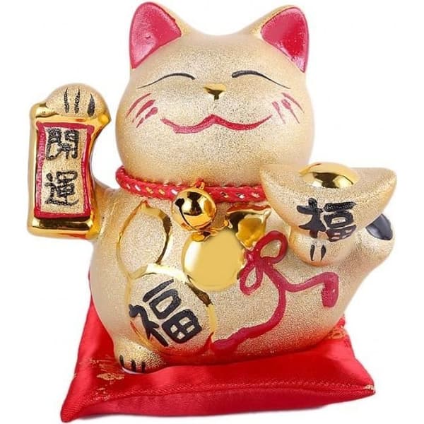 Chat Japansk Maneki Neko - Guldnyans