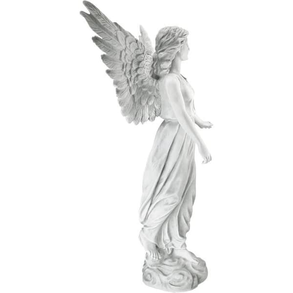 Staty - Design Toscano - Tålamodets ängel - Resin - Bruten vit - 40,5 x 15 x 54,5 cm