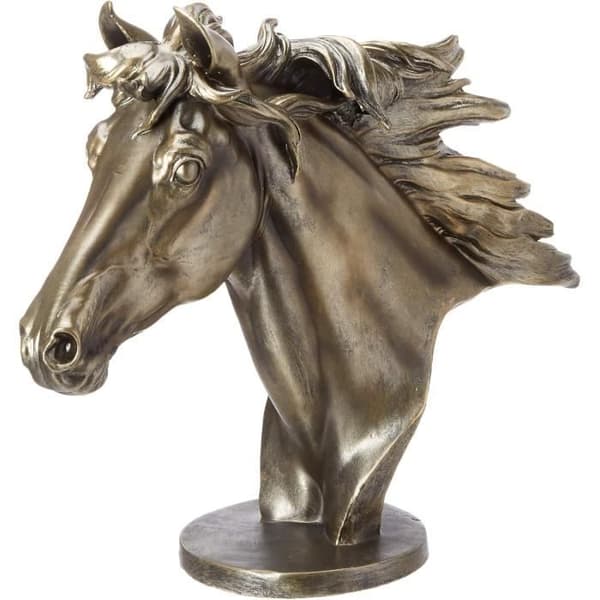 Majestätisk häststaty Design Toscano QS252 Flerfärgad 14 x 38 x 33 cm