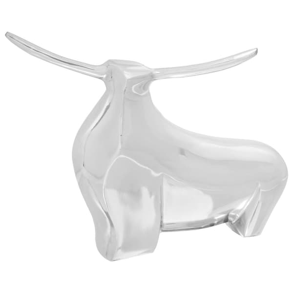vidaXL Härkäveistos Hopea 37x44x17 cm Alumiini