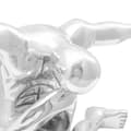 Miniatyrbild 5 av 8: vidaXL Skulptur Silver Aluminium Stor Dekorativa Inläggningar