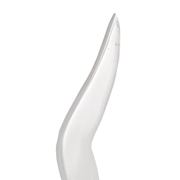 vidaXL Vægdekoration Sæt med 2 Sølv Aluminium 17 x 4 x 45 cm