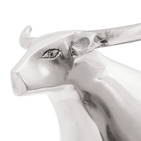 vidaXL Skulptur Sølv Aluminium 20 x 17 x 23 cm Attraktivt Design