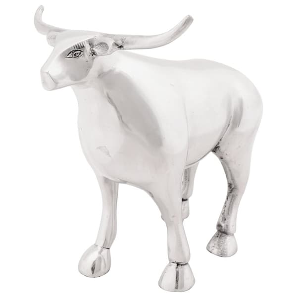 vidaXL Skulptur Silver Aluminium 20 x 17 x 23 cm Snygg Design