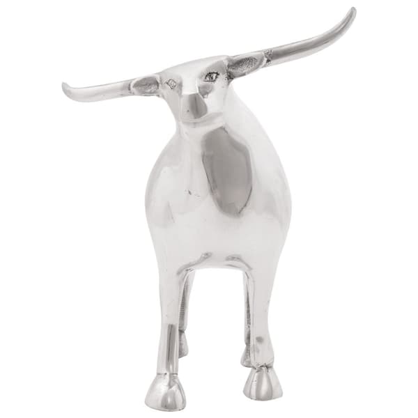 vidaXL Skulptur Silver Aluminium 20 x 17 x 23 cm Snygg Design