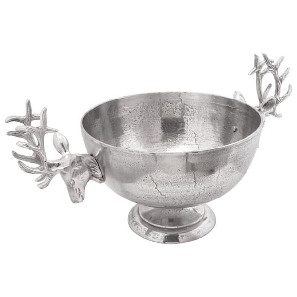 vidaXL Cup Silver Aluminium 62 x 35 x 33 cm Fängslande design