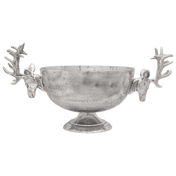 vidaXL Cup Silver Aluminium 62 x 35 x 33 cm Fängslande design